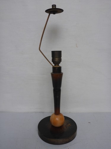 Pied ancienne lampe table - lampe,
