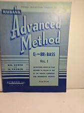 Rubank Advanced Method For Tuba Or Sousaphone Music Book