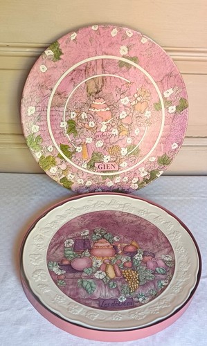 Grand plat faïence gien - plat,