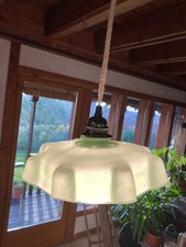 Suspension en opaline vintage