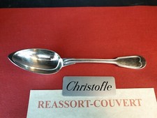 CUILLÈRE ENTREMETS POINTUE CHRISTOFLE CHINON 16.5 CM  BEL ÉTAT MÉTAL ARGENTÉ ;