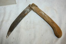 ancienne scie pliante de bucheron, 