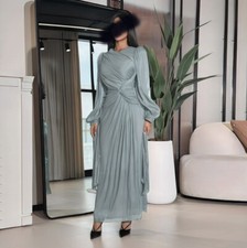 Robe Longue Femme Musulmane Élégante Kaftan Modest Dubaï Abaya Caftan Islamique