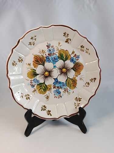 Assiète décor floral bassano - décor,