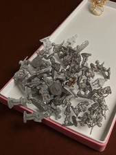 Vintage Antique Small Soldiers Metal & Plastic Figure Collection Lot