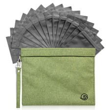 Smell Proof Bag 11 x 9 Carbon