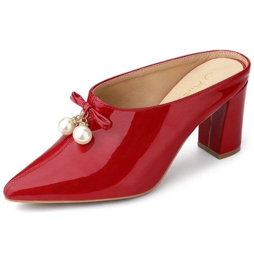 Femmes mules talons hauts bout - mules,