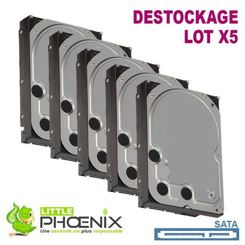Lot disques durs - 5x,