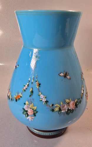 Antique biedermeier blue - biedermeier,
