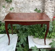 FRENCH STYLE LOUIS XV SIDE TABLE WITH MARQUETRY 31"L 20" H 17"D
