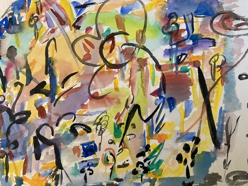 Très belle peinture abstraite - très,