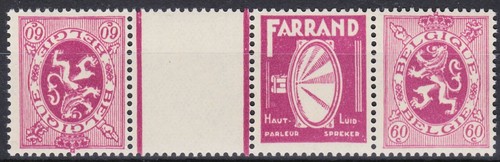Belgium 1938 cob puc38 - belgium,, 1938/9,
