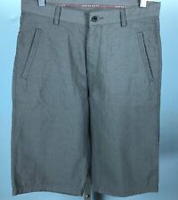 Mens SK San-Kelloff Clothing Collection Italy 33 13” Inseam Shorts Gray Metallic