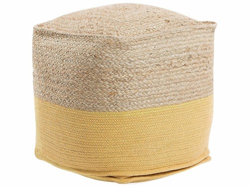 Housse pouf jute naturel - pouf,