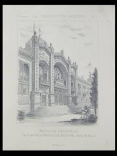 PAVILLON ARGENTINE, EXPOSITION