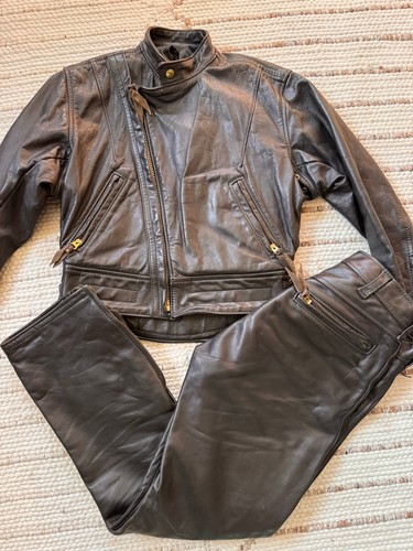 1970s langlitz leather moto - langlitz,