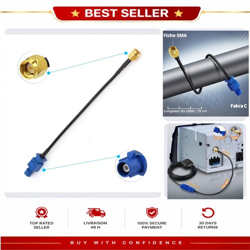 Adaptateur antenne gps fakra - antenne,