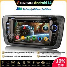 64GO Android 14 Autoradio GPS pour SEAT IBIZA DAB+CarPlay Wifi 4G Bluetooth TNT
