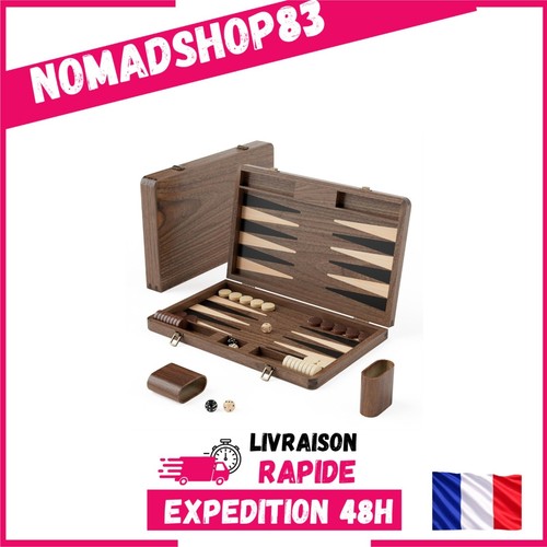 Backgammon bois noyer - en,