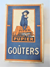 RARE CARDBOARD BOX for 30 TASTES CHOCOLATE PUPIER
