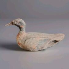 Beautiful wooden carved duck appeal early 20th century antique hunting / nature