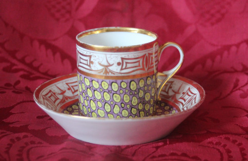 Paris porcelain liter - , cup