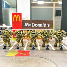 5X MEGA Construx T-60 Bloks Power Armor Mini Figure Bloks Vault Boy