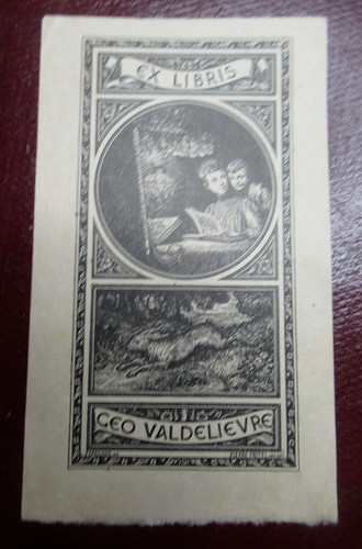 Bel libris gravé - gravé, geo