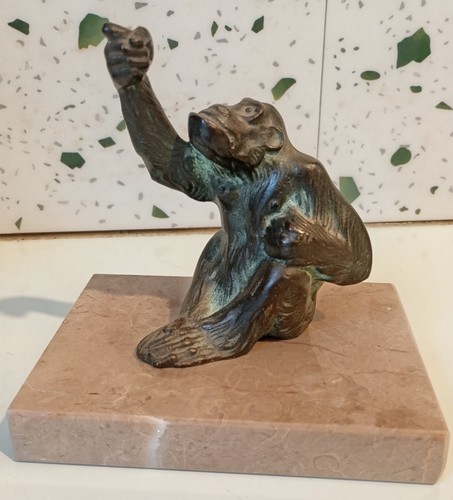 Bronze animalier orang outan - bronze,