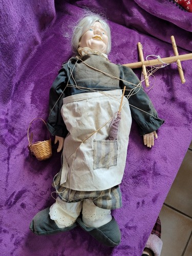 Ancienne vintage marionnette - ancienne,