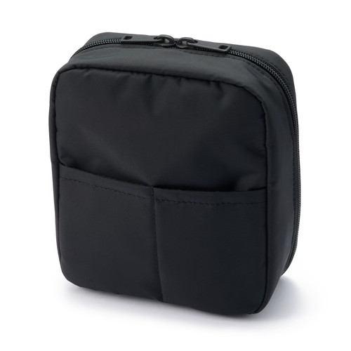 Muji nylon makeup pouch - pouch, black