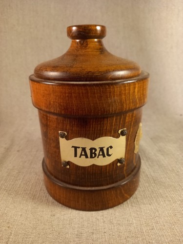 Ancienne tabatière bois - en,