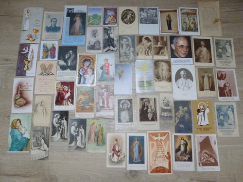 Lot 50 images pieuses - ,