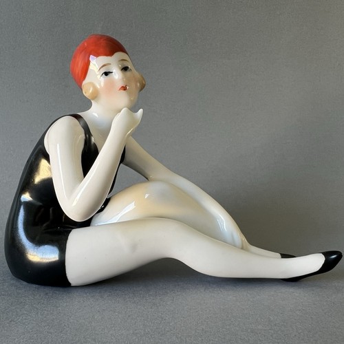 Figurine vintage baigneuse art - baigneuse,