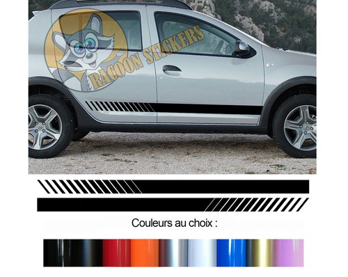 Bandes stripes pour dacia - pour,