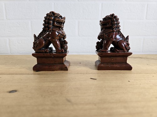 Paire figurine chien foo - paire,
