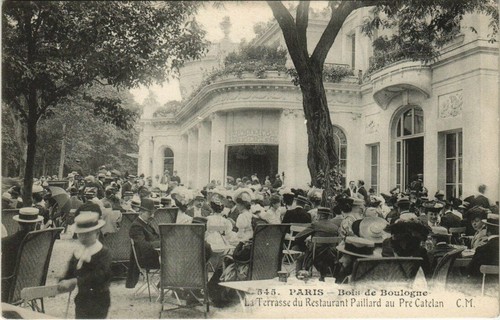 Old postcard paris 16th - -, bois