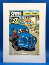 Franquin Spirou et Fantasio Les pirates du Silence Tirage couverture recueil  57