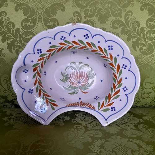 Plat barbe faience - faience, waly