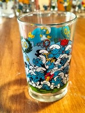 VERRE SCHTROUMPF PEYO 1988