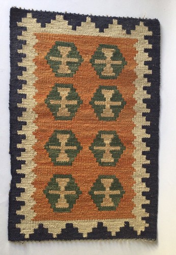 Ancien petit tapis made - ancien,