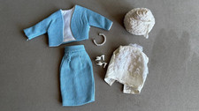 TENUE "MIDINETTE" COMPLÈTE POUR POUPÉE TRESSY BELLA - Année 1965