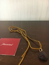 Baccarat Crystal Psydelic Red Necklace