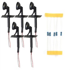 Pack de 5 lampadaires DEL