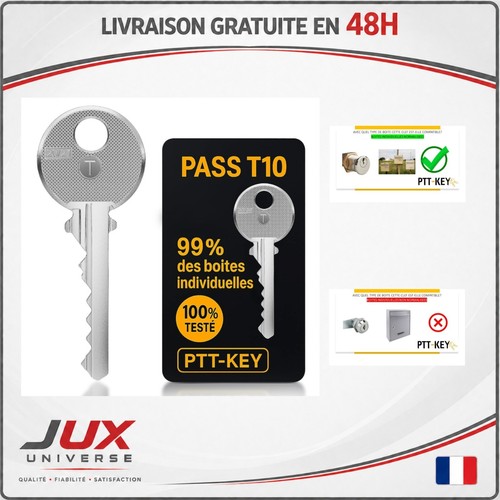 Clé pass ptt t10 boîte - pass,