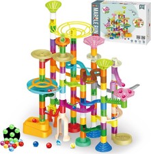 deAO Circuit à Billes 150 Pièces – Marble Run Enfants – Jeu de Construction Éduc