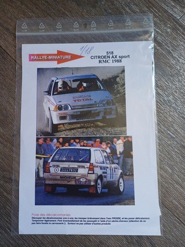 Decals ref 518 citroen ax - 518,
