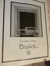 BALLOT 2 litres automobile