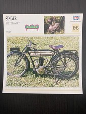 CARTE FICHE MOTO collection ATLAS SINGER 500 TT ROADSTER