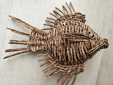 Poisson Vannerie Ancien